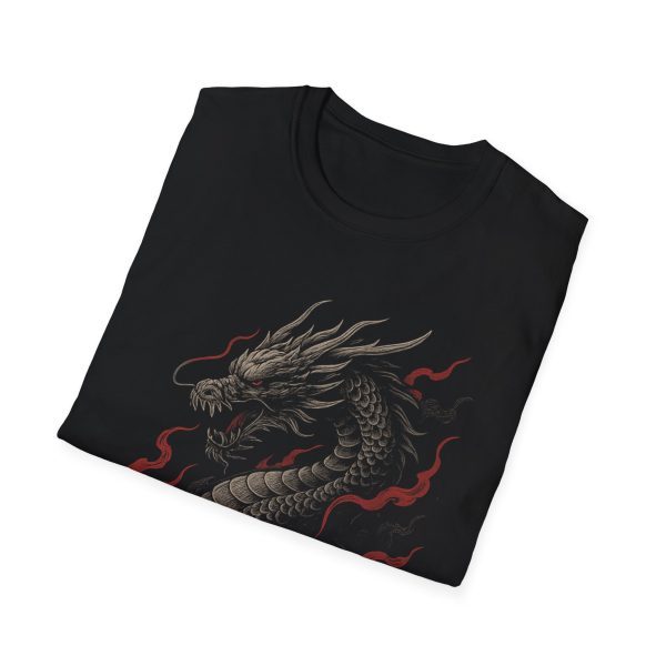 Dragon Flame T-Shirt — Asian Mythic Dragon Graphic Tee