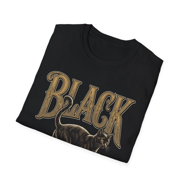 9577945162184701293_2048.jpeg Black Cat Graphic T-Shirt — Vintage Gothic Kitty Tee