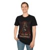 Too Hot for the Underworld Graphic T‑Shirt — Gothic Skull Angel Flame Tee