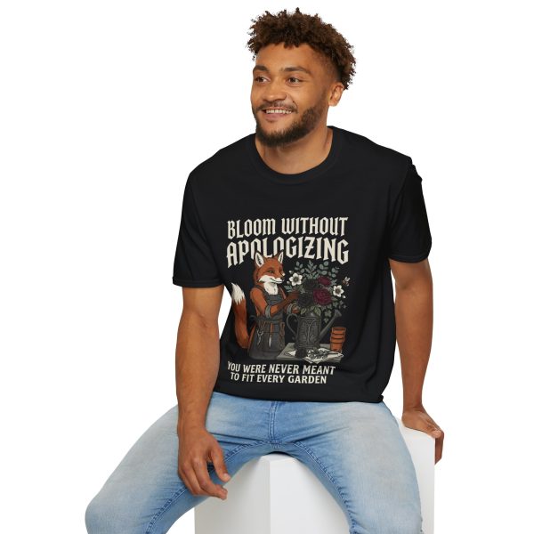 10001784344160545209_2048.jpeg Bloom Without Apologizing Fox Tee — Floral Empowerment T-Shirt