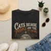 10124625030422051977_2048.jpeg Cats Because People Are the Real Bad Omens T-Shirt