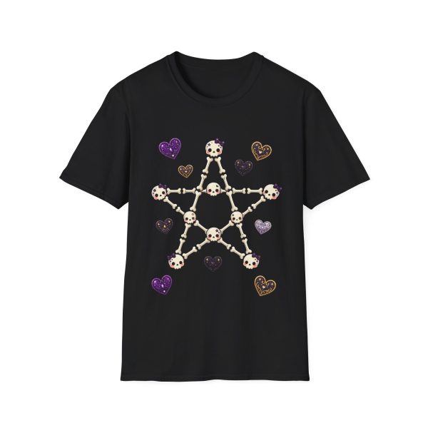 102033987508537776_2048.jpeg Skull Bone Star T-Shirt — Gothic Cute Heart Skeleton Tee