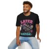 Later Gator Graphic T-Shirt — Retro Skeleton Alligator Beach Tee
