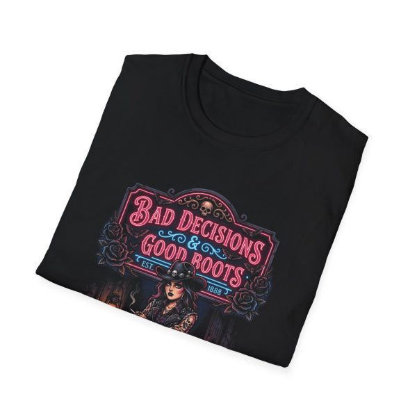 10517873360947089286_2048.jpeg Bad Decisions & Good Boots T-Shirt