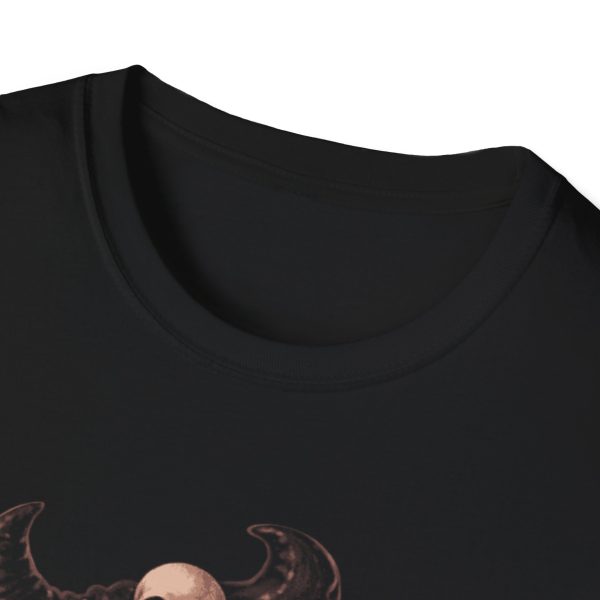Gothic Demon Kitty T-Shirt — Skull Crown Dark Cute Horror Tee