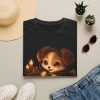 Cute Puppy Candlelight T-Shirt — Year of the Dog Graphic Tee