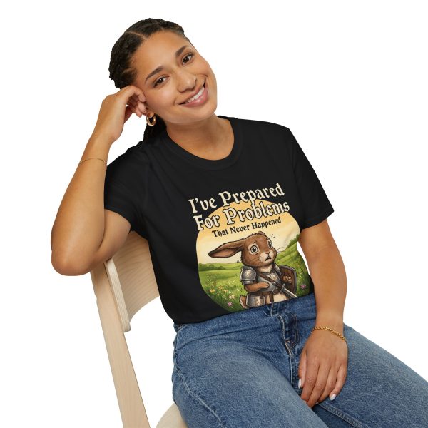 T‑Shirt — 'I've Prepared For Problems That Never Happened' Bunny Tee