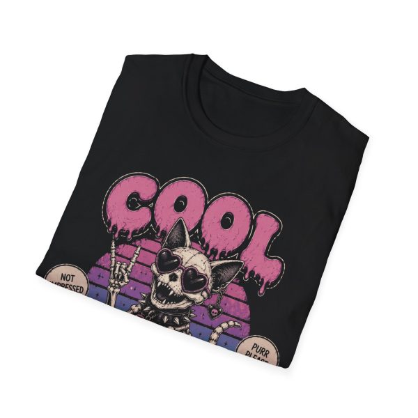 11233604358301507359_2048.jpeg Cool Cat Skeleton T-Shirt — Retro Goth Vintage Skull Kitty Tee