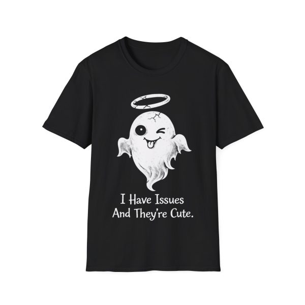 11551073119970997557_2048.jpeg Ghost Graphic T-Shirt — Winking Ghost (“I Have Issues and They’re Cute”)