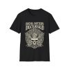 Social Battery: Deceased T‑Shirt — Gothic Skull Graphic Tee
