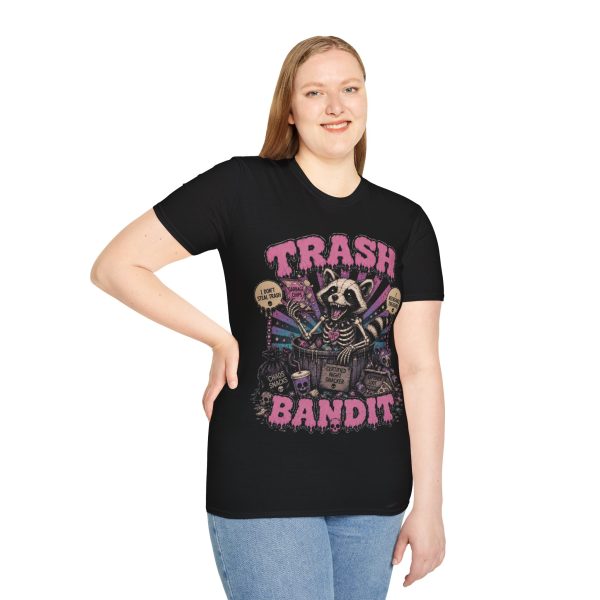 Trash Bandit T-Shirt — Retro Raccoon Graphic Tee