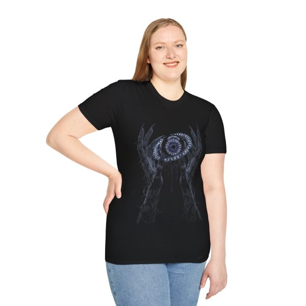 Mystic Eye Graphic T-Shirt — Dark Occult Hands Design