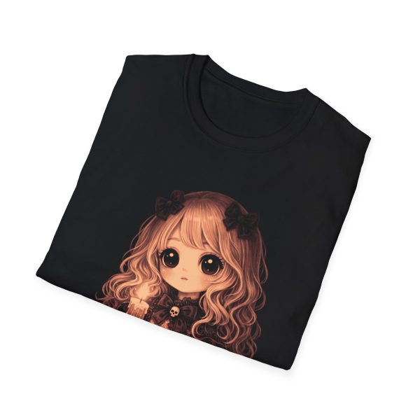 12453458506304855090_2048.jpeg Gothic Kawaii Doll T‑Shirt — Cute Dark Aesthetic Graphic Tee