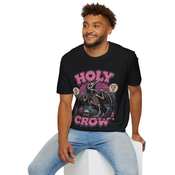 12598269770567149542_2048.jpeg Holy Crow Gothic Skeleton Tee — "Blessed Be This Mess"