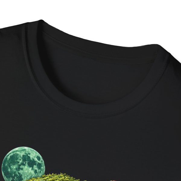 Mushroom Skull Tee — Glowing Forest Skull with Moon & Monarchs