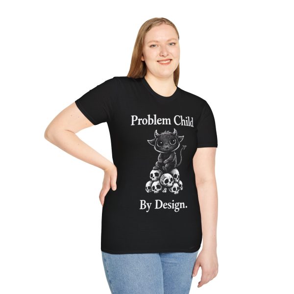 13834022895526015857_2048.jpeg Problem Child T-Shirt — Cute Devil Baby Graphic Tee