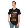 Sharing Is A Scam T-Shirt — Funny Skeletal Gamer Comic Tee