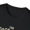 14003622652682807134_2048.jpeg Too Tired to Care Giraffe Graphic T-Shirt