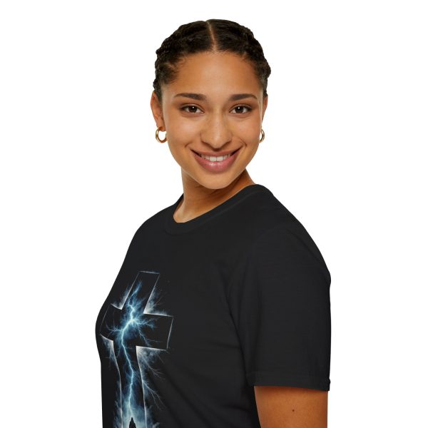 Lightning Cross T-Shirt — Electric Faith Graphic Tee
