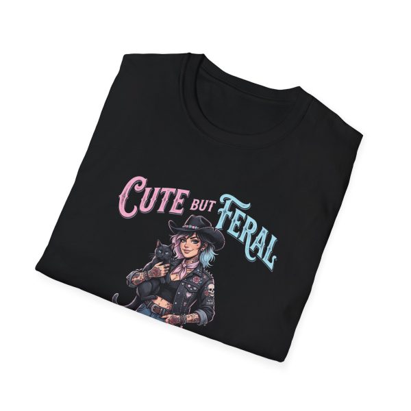 14587901463602693653_2048.jpeg Cute but Feral T‑Shirt — Cute Cowgirl Goth Graphic Tee for Women