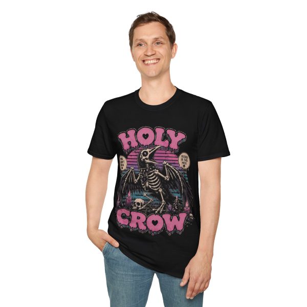 15114376426269993939_2048.jpeg Holy Crow Gothic Skeleton Tee — "Blessed Be This Mess"