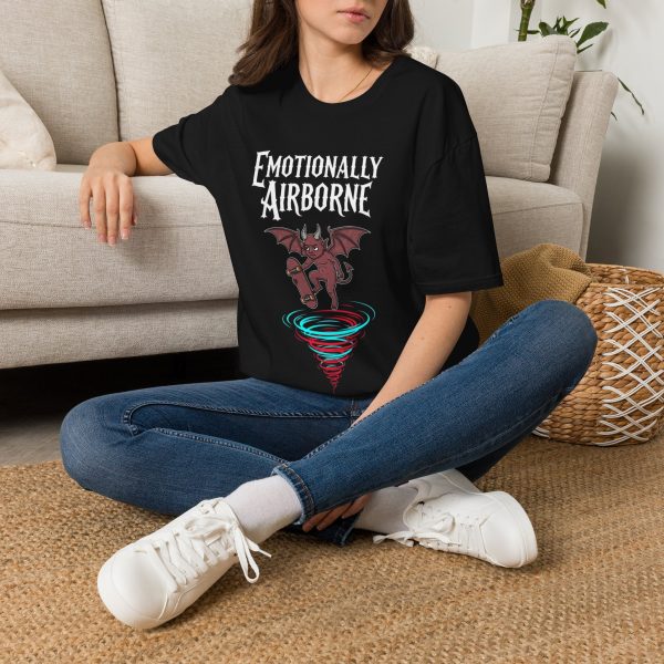 Emotionally Airborne T-Shirt — Gothic Demon Graphic Tee