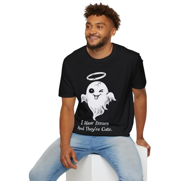 15451491037269184727_2048.jpeg Ghost Graphic T-Shirt — Winking Ghost (“I Have Issues and They’re Cute”)