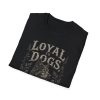 'Loyal to Dogs, Tolerates Humans' Vintage Dog Lover Tee