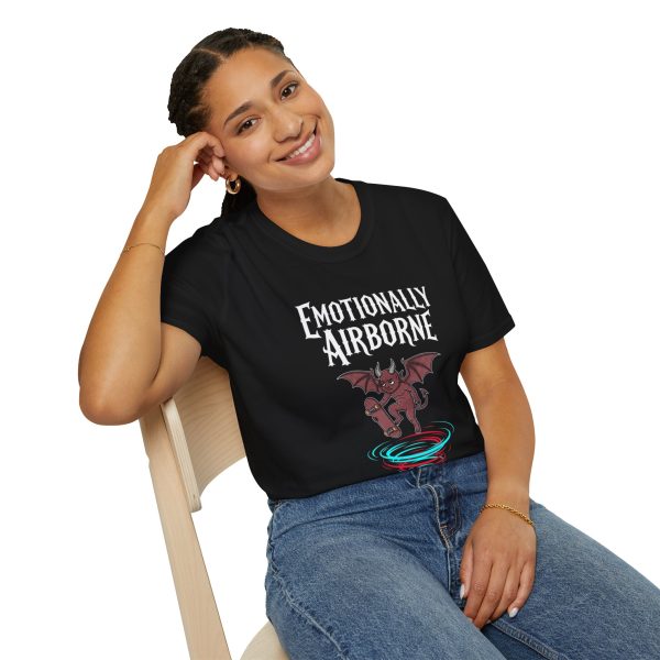 Emotionally Airborne T-Shirt — Gothic Demon Graphic Tee