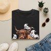 You're Making This Weird T-Shirt — Highland Cow with Playful Ghosts