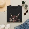 16416818469581335872_2048.jpeg Bull with Phone “No Notifications No Problems” T‑Shirt