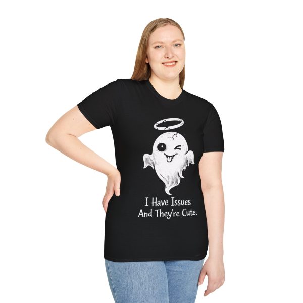 16439584986156257541_2048.jpeg Ghost Graphic T-Shirt — Winking Ghost (“I Have Issues and They’re Cute”)