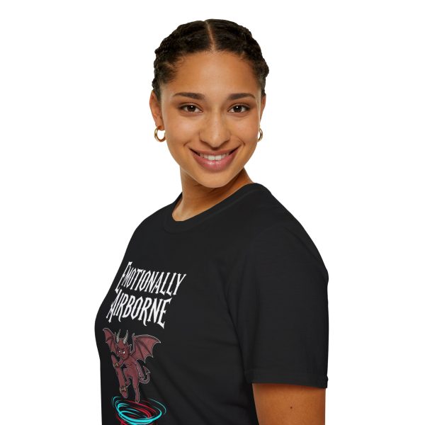 Emotionally Airborne T-Shirt — Gothic Demon Graphic Tee