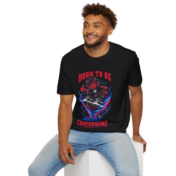 Born to Be Mildly Concerning Devil Graphic T-Shirt