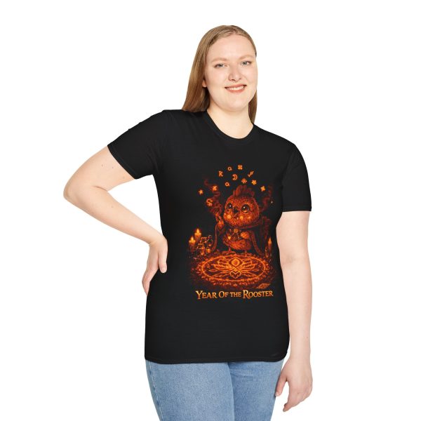 Year of the Rooster T-Shirt — Cute Mystic Firebird Illustration