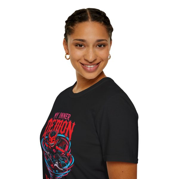 My Inner Demon Has a Hobby T-Shirt — Retro Red Demon