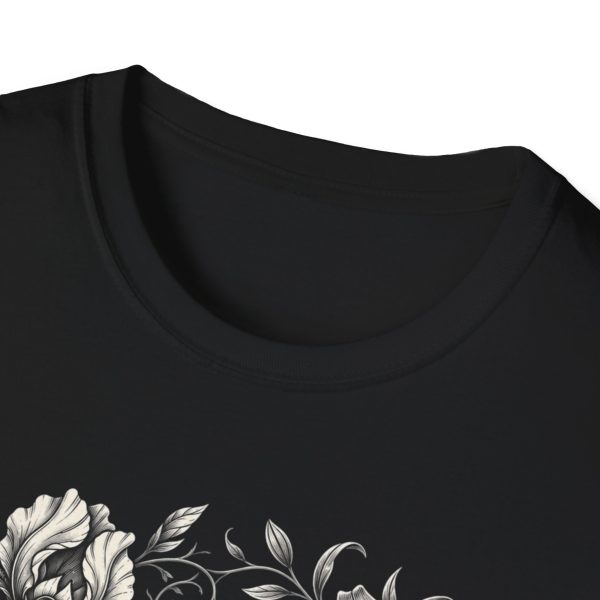 Moth & Moonflower T-Shirt — "I Feel Everything" Floral Gothic Tee