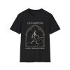 T-Shirt — "Life Happens" Skeleton Walking Graphic Tee