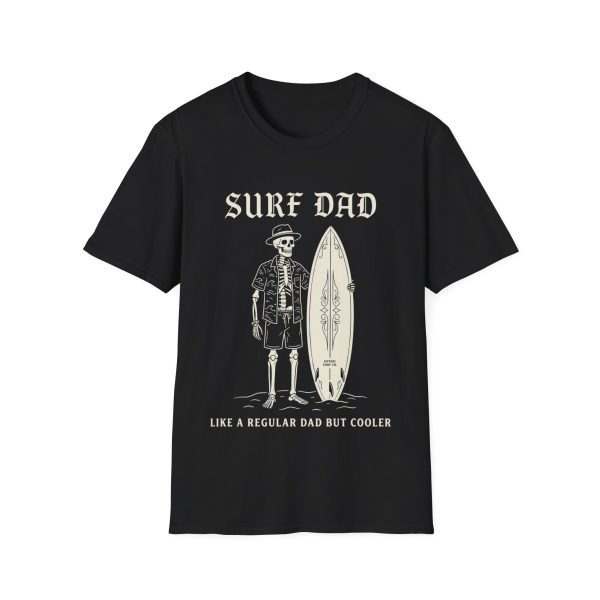 Surf Dad T-Shirt — Vintage Skeleton Surfer Tee