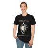 Life Happens Skeleton Drum T-Shirt — 'Life Happens, Rhythm Helps'