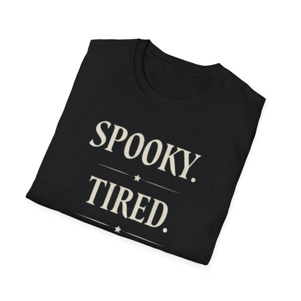 Spooky. Tired. Graphic Tee — Halloween Funny Fall Shirt