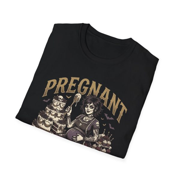 Pregnant T-Shirt — 'Pregnant, Hungry & Slightly Unhinged'