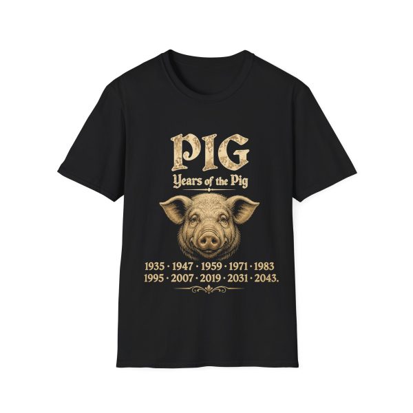 Pig Zodiac T-Shirt – "Year of the Pig" Chinese Zodiac Tee