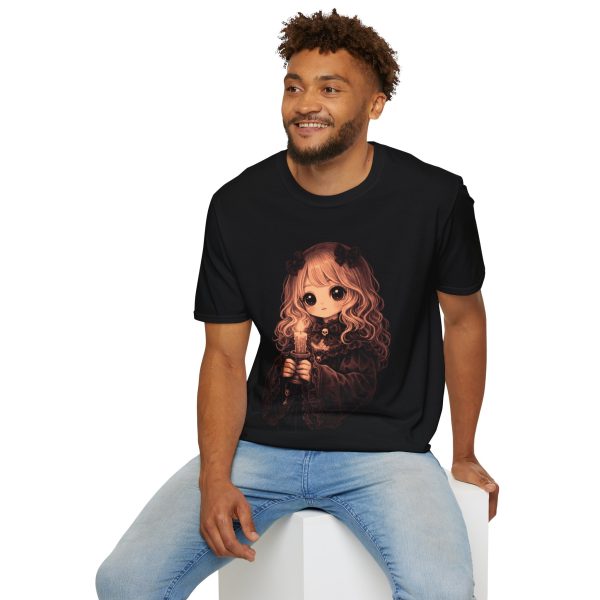 2265647381857878371_2048.jpeg Gothic Kawaii Doll T‑Shirt — Cute Dark Aesthetic Graphic Tee