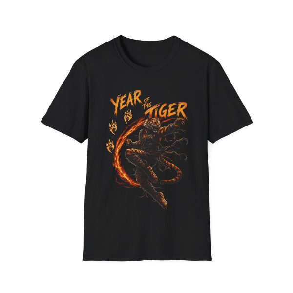 Year of the Tiger Graphic T-Shirt — Fiery Tiger Lunar New Year Tee