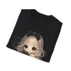 Cute Gothic Doll T-Shirt — Kawaii Vintage Lolita Illustration Tee