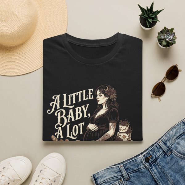 A Little Baby, A Lot of Baking T-Shirt — Vintage Maternity Tee