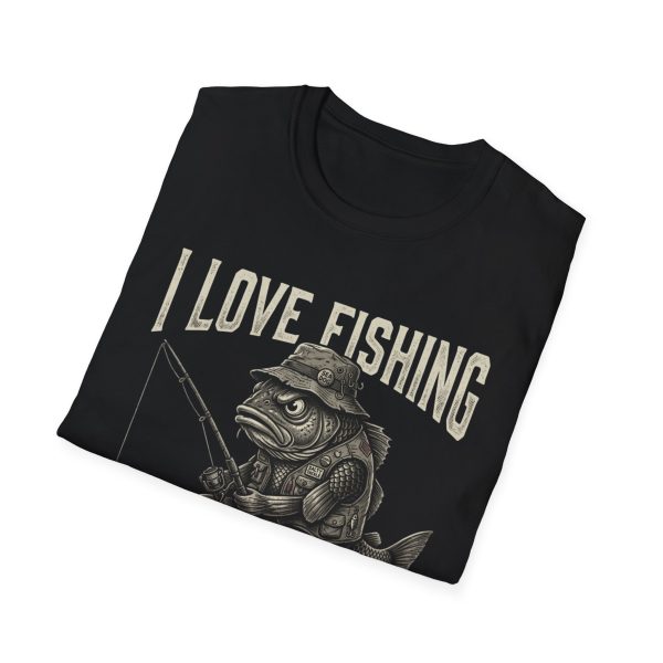 3193720338877664160_2048.jpeg I Love Fishing T-Shirt — Funny Fisherman Fish Graphic Tee