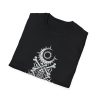 Eclipse Ritual T-Shirt — Gothic Moon & Skull Crossbones Tee