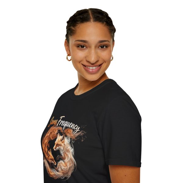 3500996356323104732_2048.jpeg Same Frequency Fox T-Shirt — Yin Yang Foxes Graphic Tee